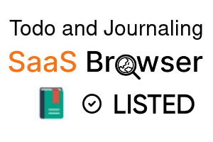 Todo and Journaling - SaaS Browser Verified Badge