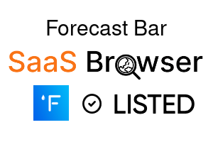 Forecast Bar - SaaS Browser Verified Badge