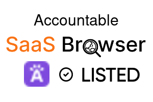 Accountable - SaaS Browser Verified Badge