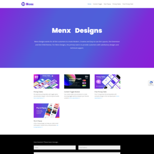 Menx Designs Screenshot
