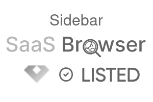 Sidebar - SaaS Browser Verified Badge