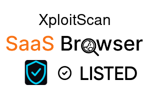XploitScan - SaaS Browser Verified Badge