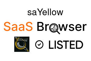 saYellow - SaaS Browser Verified Badge