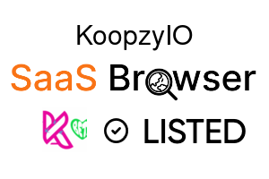 KoopzyIO - SaaS Browser Verified Badge