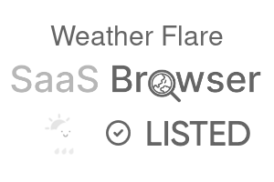 Weather Flare - SaaS Browser Verified Badge