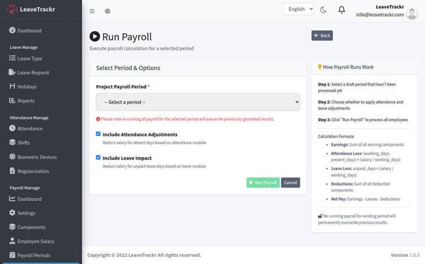 LeaveTrackr Screenshot 9