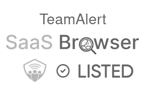 TeamAlert - SaaS Browser Verified Badge