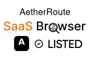 AetherRoute - SaaS Browser Verified Badge