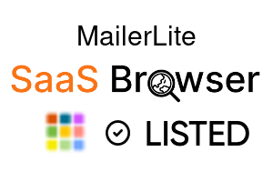 MailerLite - SaaS Browser Verified Badge