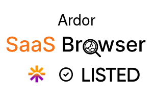 Ardor - SaaS Browser Verified Badge