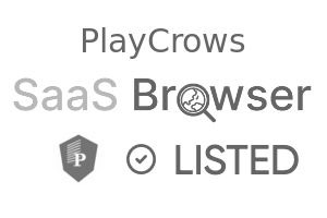 PlayCrows - SaaS Browser Verified Badge