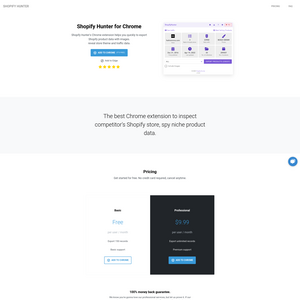 Shopify Hunter Screenshot
