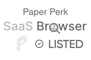Paper Perk - SaaS Browser Verified Badge