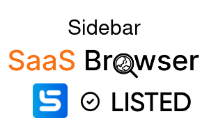 Sidebar - SaaS Browser Verified Badge