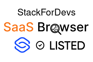StackForDevs - SaaS Browser Verified Badge