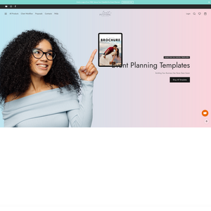 Classic Event Planning Templates Shop Screenshot