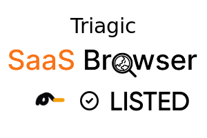 Triagic - SaaS Browser Verified Badge