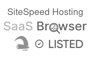 SiteSpeed Hosting - SaaS Browser Verified Badge