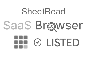 SheetRead - SaaS Browser Verified Badge