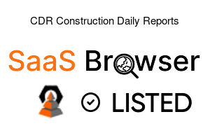 CDR Construction Daily Reports - SaaS Browser Verified Badge