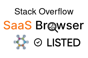 Stack Overflow - SaaS Browser Verified Badge