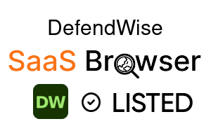 DefendWise - SaaS Browser Verified Badge
