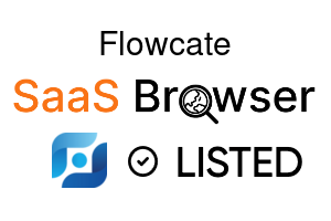 Flowcate - SaaS Browser Verified Badge