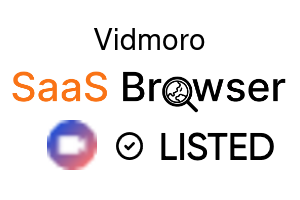 Vidmoro - SaaS Browser Verified Badge