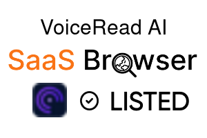 VoiceRead AI - SaaS Browser Verified Badge
