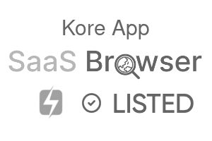Kore App - SaaS Browser Verified Badge