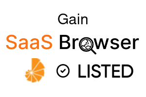 Gain - SaaS Browser Verified Badge