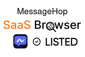 MessageHop - SaaS Browser Verified Badge