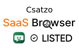 Csatzo - SaaS Browser Verified Badge