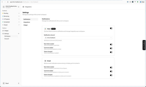 Inline Feedback Screenshot 4