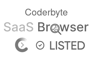 Coderbyte - SaaS Browser Verified Badge