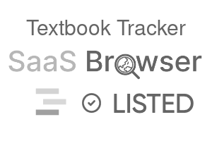 Textbook Tracker - SaaS Browser Verified Badge