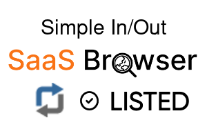 Simple In/Out - SaaS Browser Verified Badge