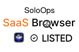 SoloOps - SaaS Browser Verified Badge