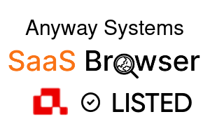 Anyway Systems - SaaS Browser Verified Badge