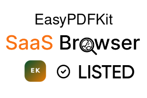 EasyPDFKit - SaaS Browser Verified Badge