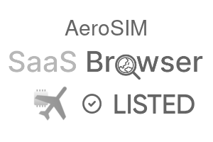 AeroSIM - SaaS Browser Verified Badge