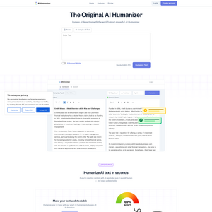 AI Humanizer Screenshot