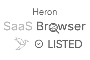 Heron - SaaS Browser Verified Badge