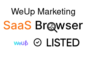 WeUp Marketing - SaaS Browser Verified Badge