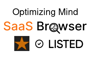 Optimizing Mind - SaaS Browser Verified Badge