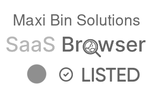 Maxi Bin Solutions - SaaS Browser Verified Badge