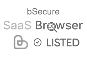 bSecure - SaaS Browser Verified Badge