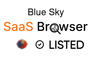 Blue Sky - SaaS Browser Verified Badge