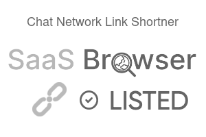 Chat Network Link Shortner - SaaS Browser Verified Badge