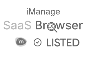iManage - SaaS Browser Verified Badge